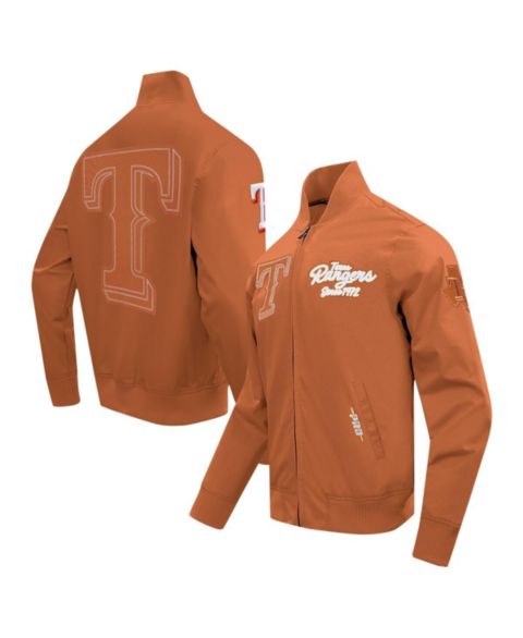 Мужская куртка Pro Standard Brown Texas Rangers Paint The City Twill Full-Zip