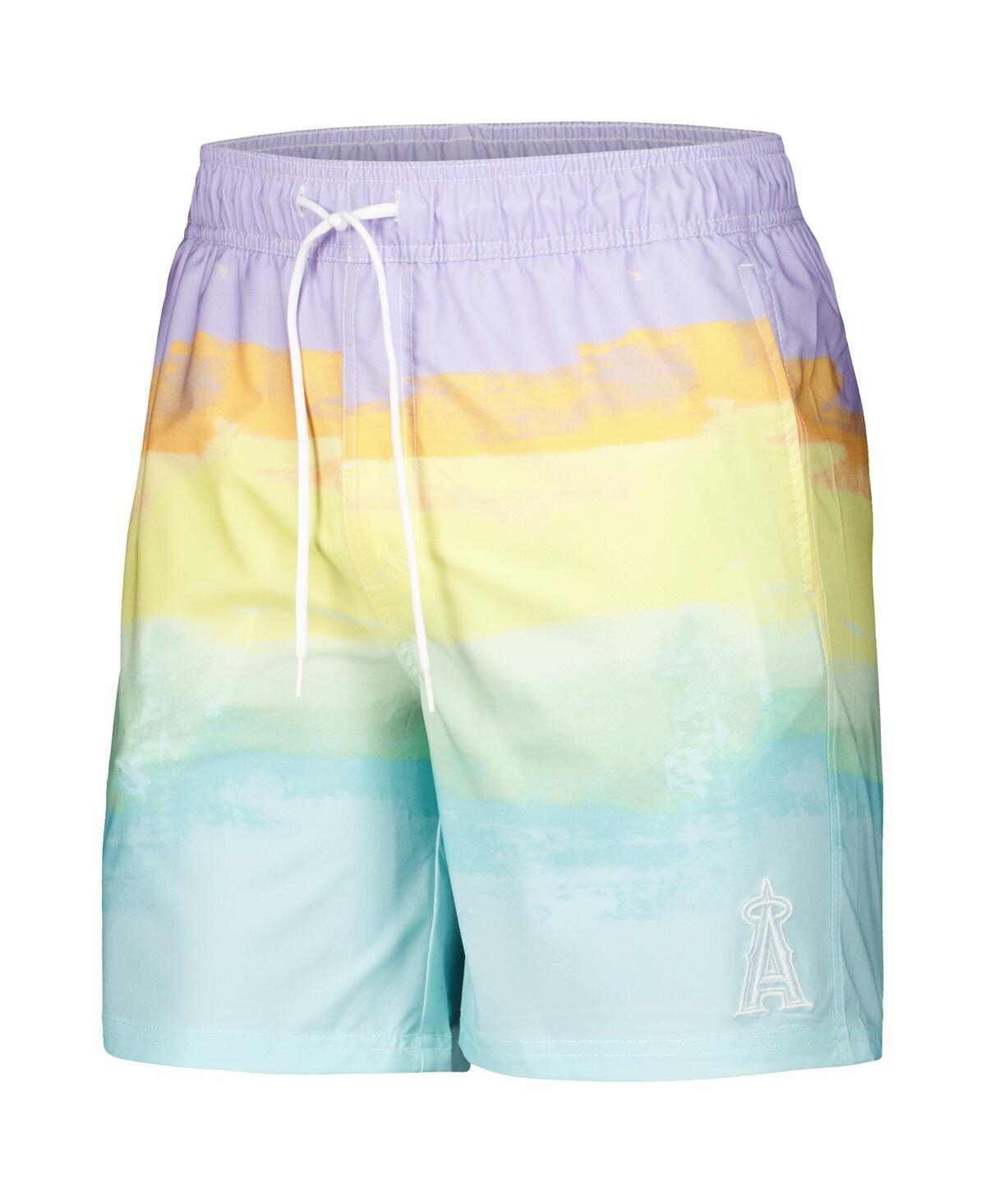 Shop G-iii Sports By Carl Banks Men's Los Angeles Angels Perfect Game Volley Board Shorts