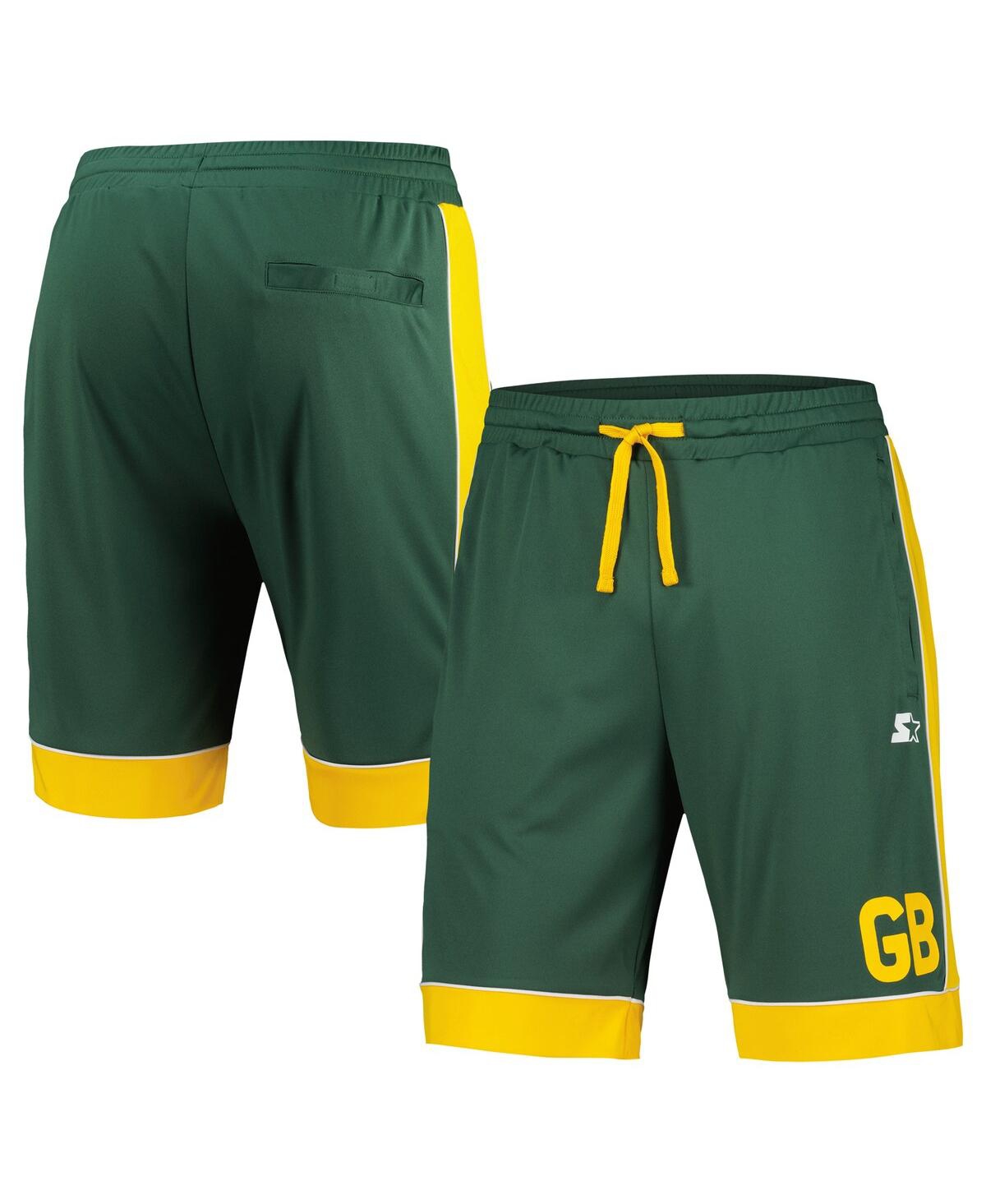 Men's Green/Gold Green Bay Packers Vintage Fan Favorite Shorts - Green/Gold