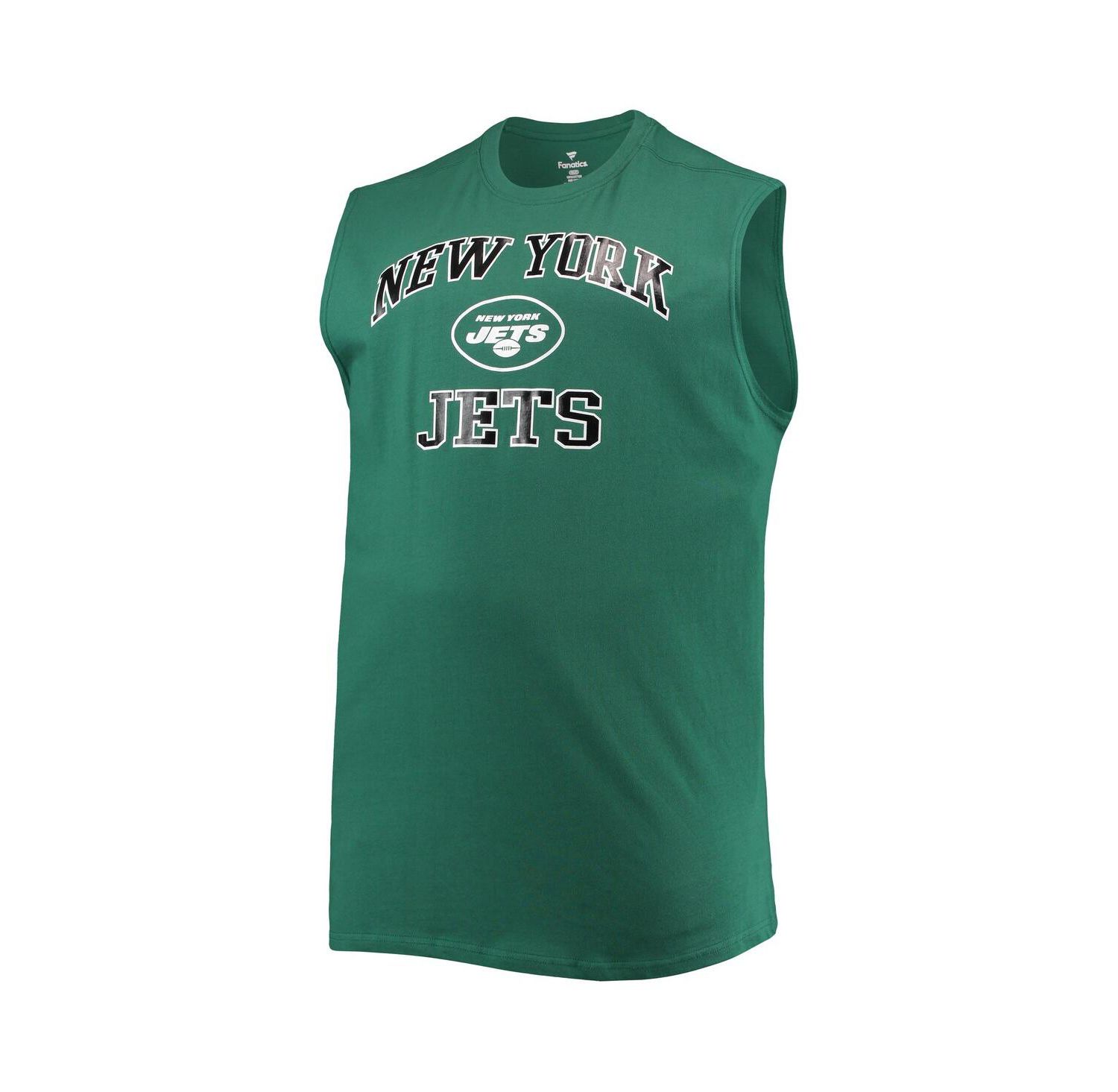 Men's Green New York Jets Big & Tall Muscle Tank Top