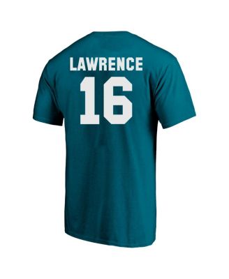 Men's Trevor Lawrence Teal Jacksonville Jaguars Big Tall Player Name Number T-Shirt