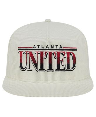 Men's White Atlanta United FC Throwback Corduroy Golfer Adjustable Hat