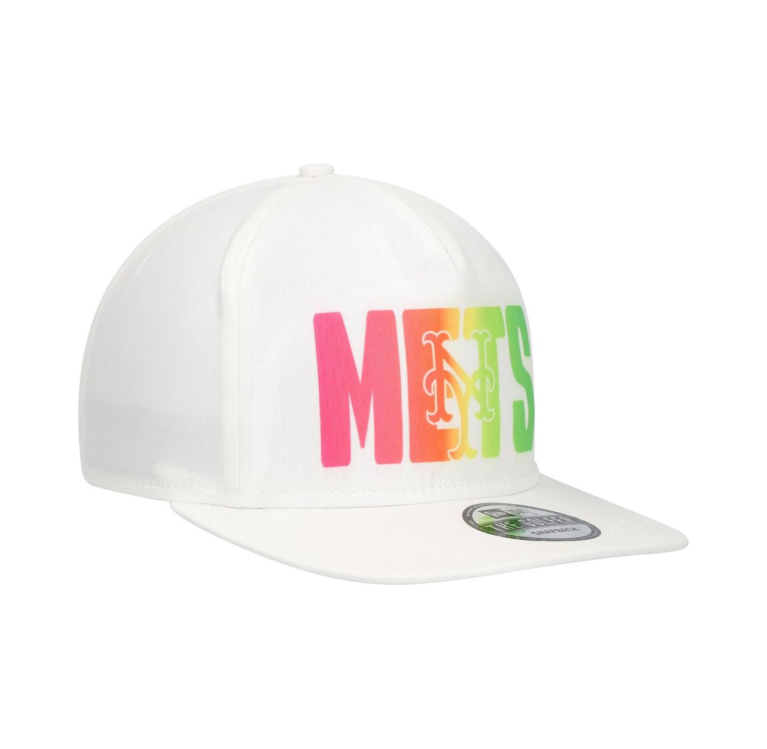 Men's White New York Mets Spring Spectrum Golfer Snapback Hat