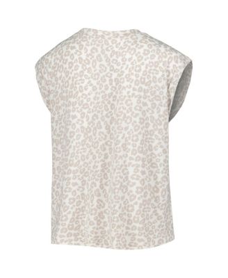 Women's Cream Penn State Nittany Lions Montana T-Shirt Shorts Sleep Set