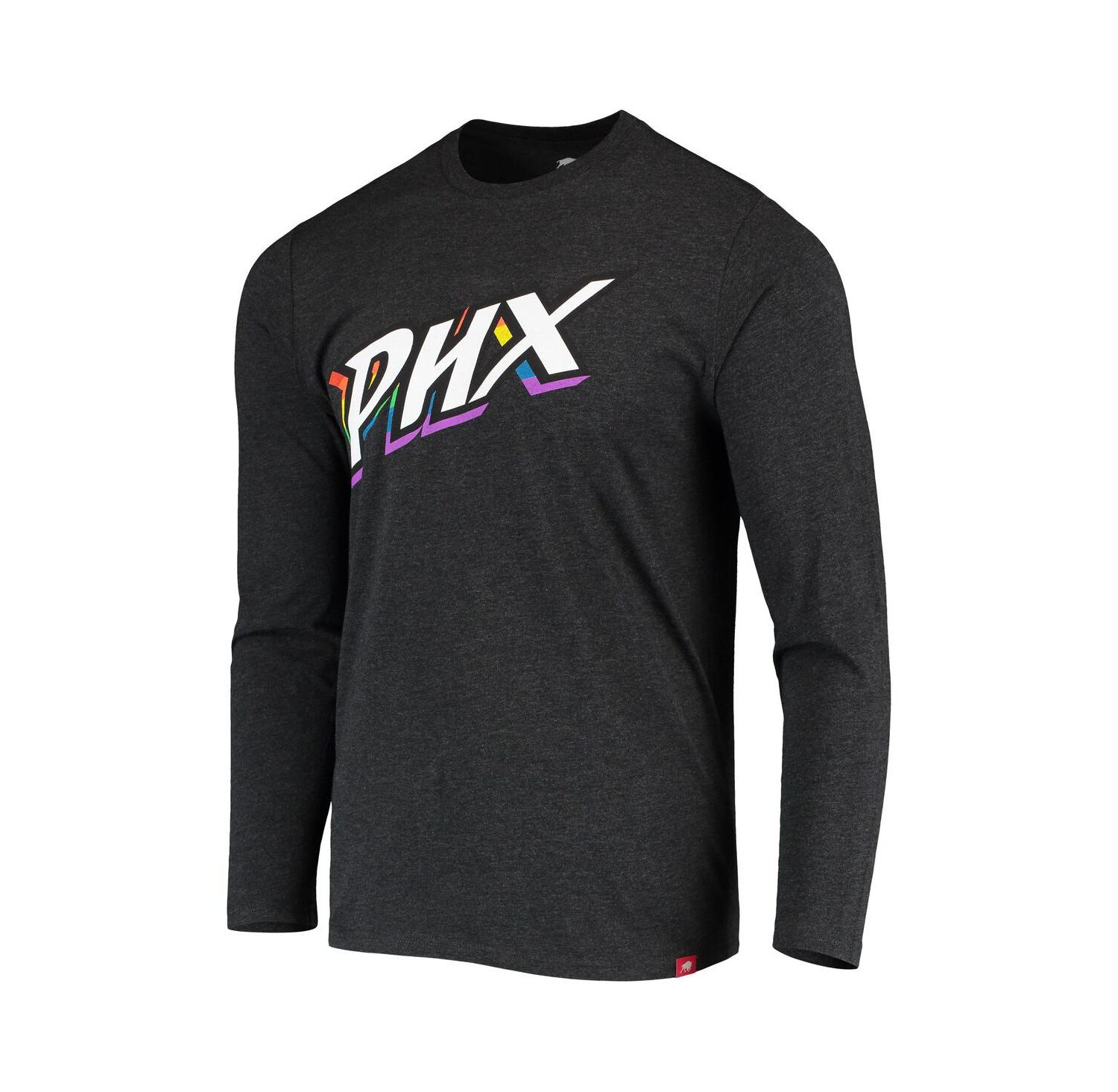 Men's and Women's Heathered Black Phoenix Mercury Pride Tri-Blend Long Sleeve T-Shirt