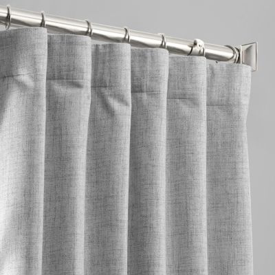 Thermal Cross Linen Weave Blackout Curtain