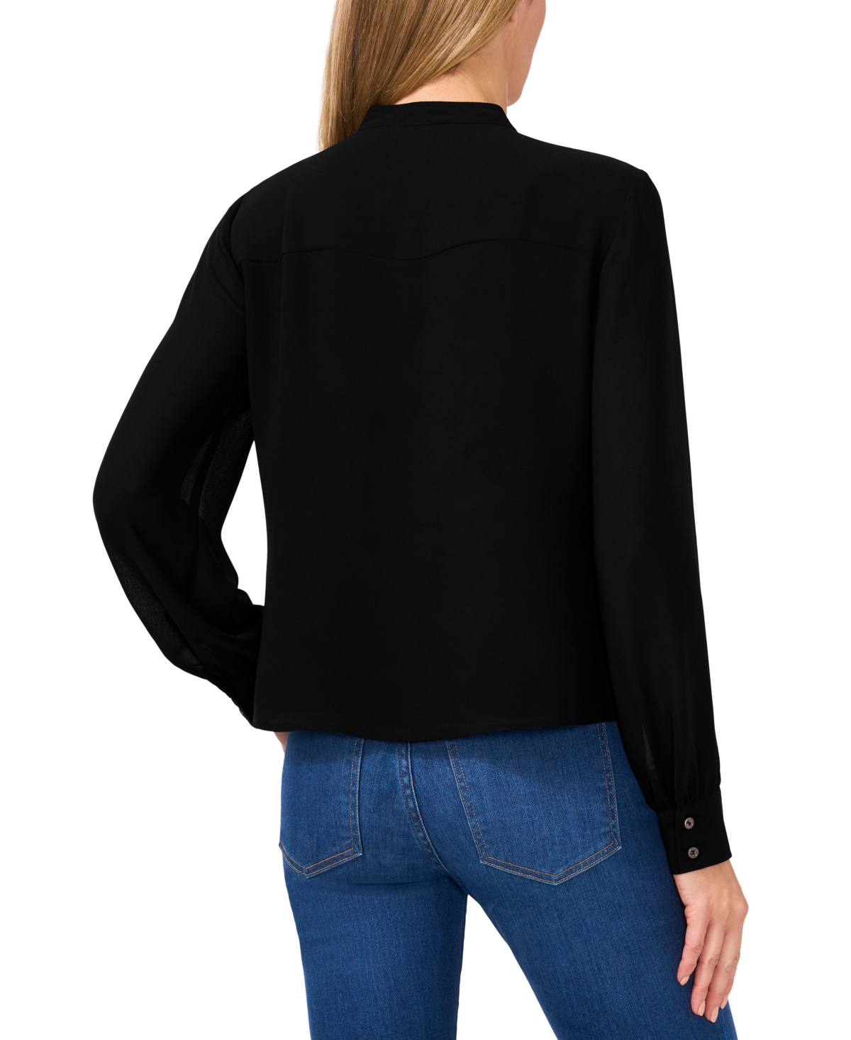 CeCe Women's Pintucked Blouse