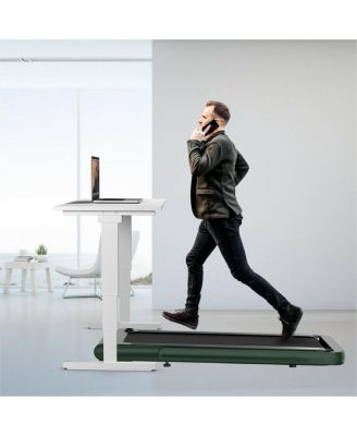 4.75HP 2 In 1 Folding Treadmill with Remote APP Control-Green