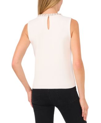 Women's Embellished Sleeveless Sweater