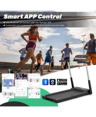 2.25 HP Foldable Treadmill with APP Control and LED Display