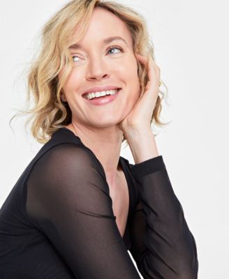 Women's Mesh Midi Dress, Created for Macy's