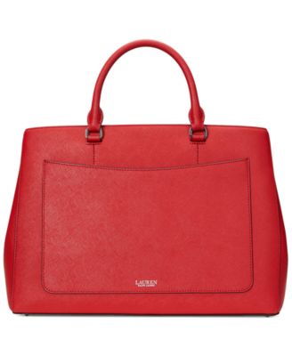Crosshatch Leather Large Hanna Satchel