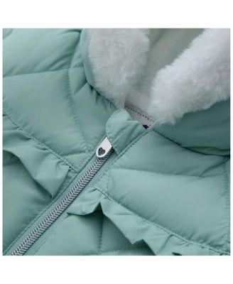 Baby Girls Soft Lining Hooded Puffer Jacket