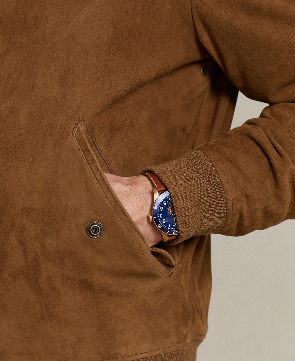 Polo Ralph Lauren Men's Suede Bomber Jacket