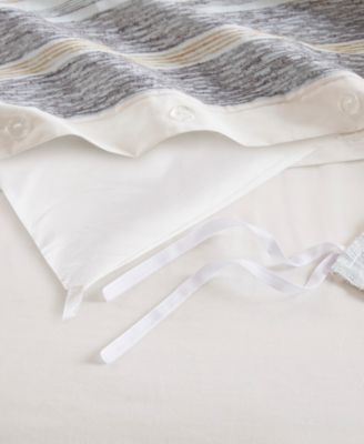 Oasis Oversized Chenille Jacquard Striped 9-Pc. Comforter Set, King/California King