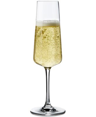 Flur Stemmed Champagne Glasses, Set of 4, Exclusively at Macy’s