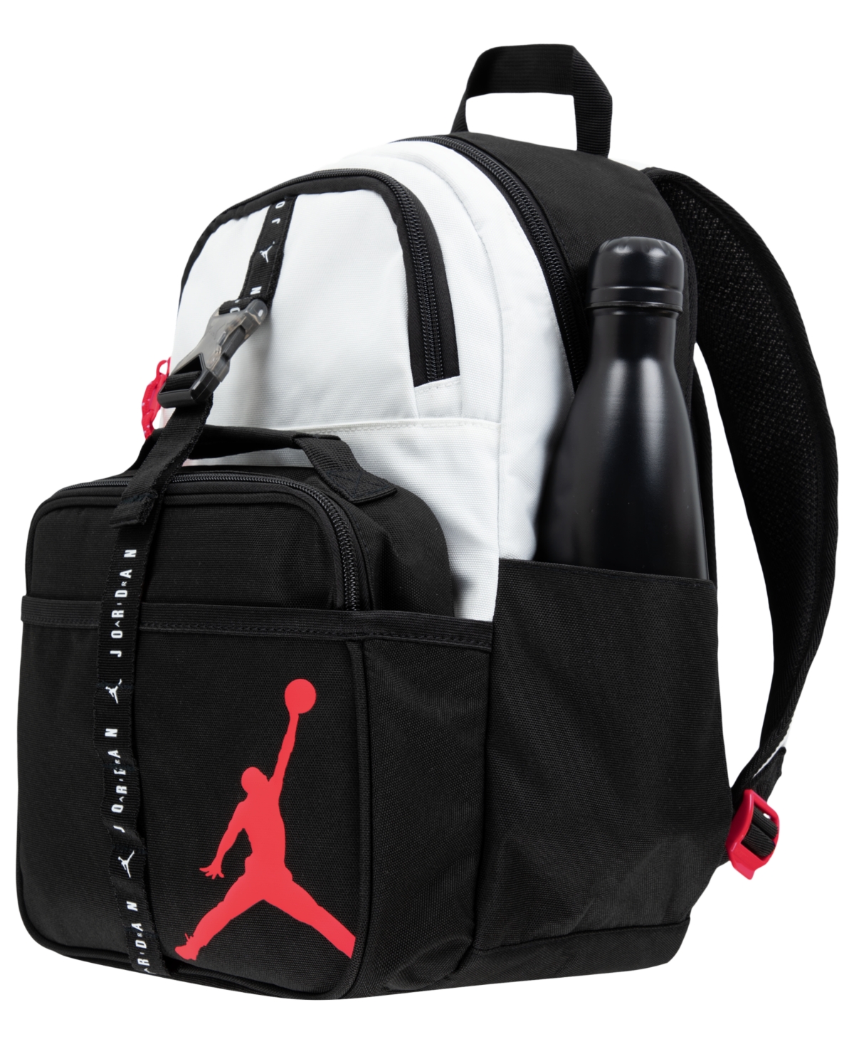 Air Jordan Kids Lunch Backpack Set - Black