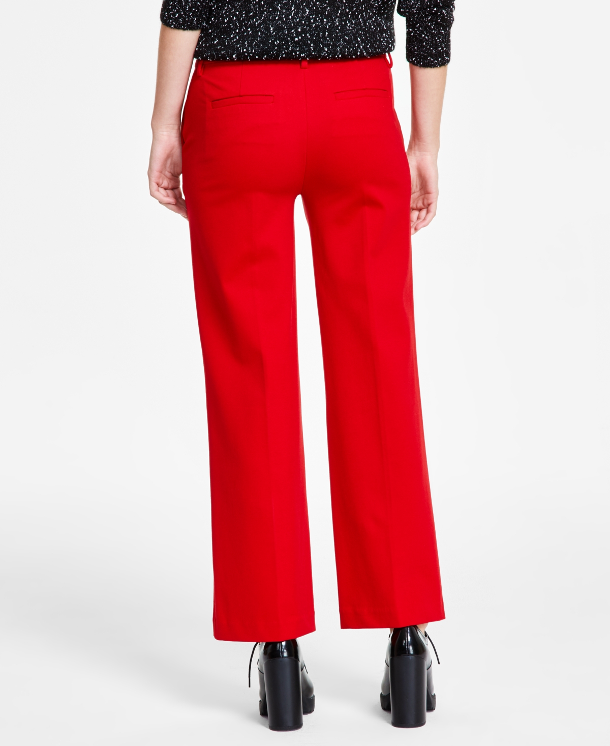 Shop Liverpool Los Angeles Women's Kelsey Wide-leg Pants In Tango Red