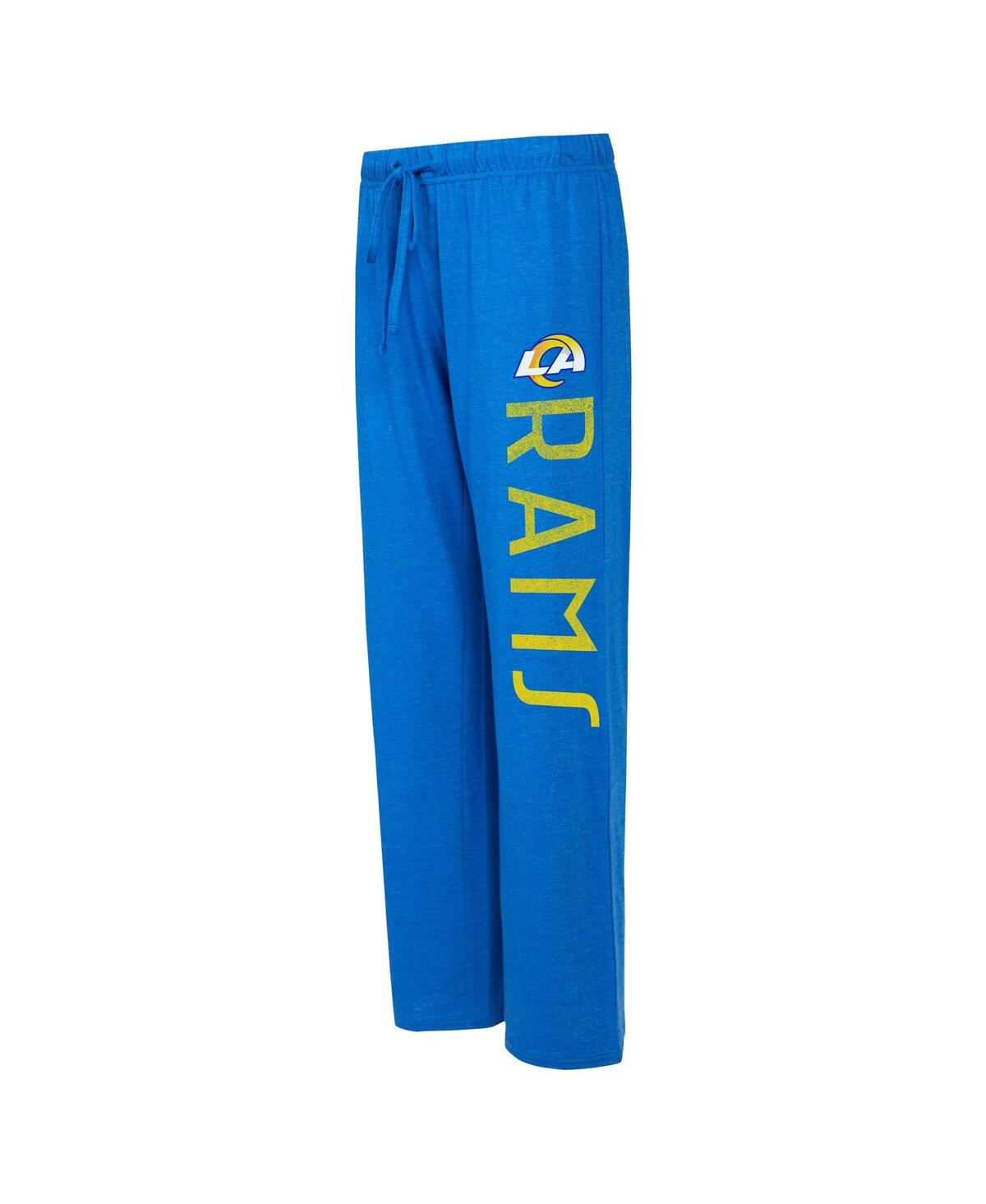 Concepts Sport Women's Royal/gold Los Angeles Rams Muscle Tank Top Pants Lounge Set In Royal,gold