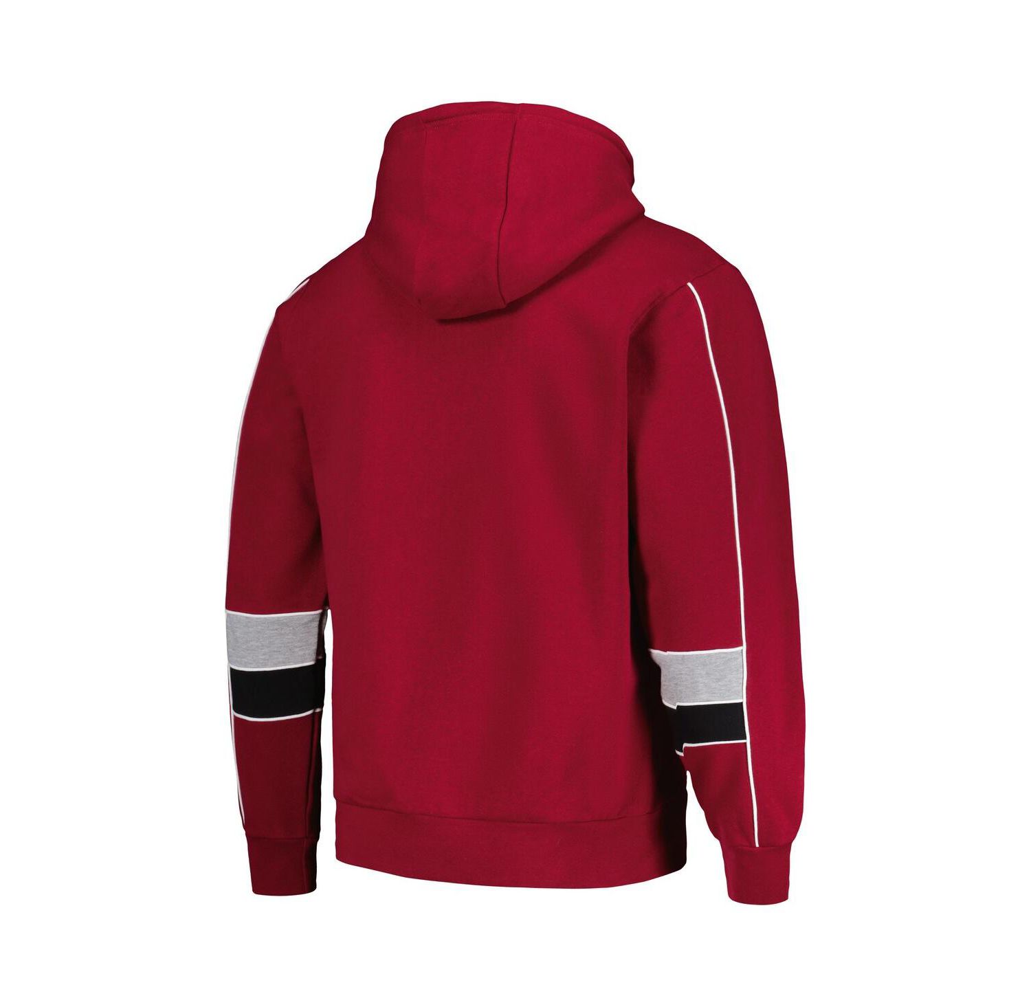 Men's Cardinal Arizona Cardinals Captain Pullover Hoodie