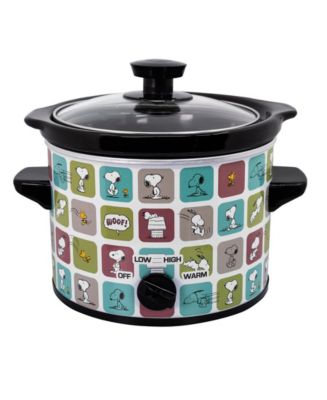 Uncanny Brands Peanuts 2 Quart Slow Cooker - Snoopy & Woodstock ...