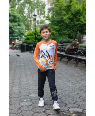 Toddler Boys Henley T-Shirt and French Terry Pants