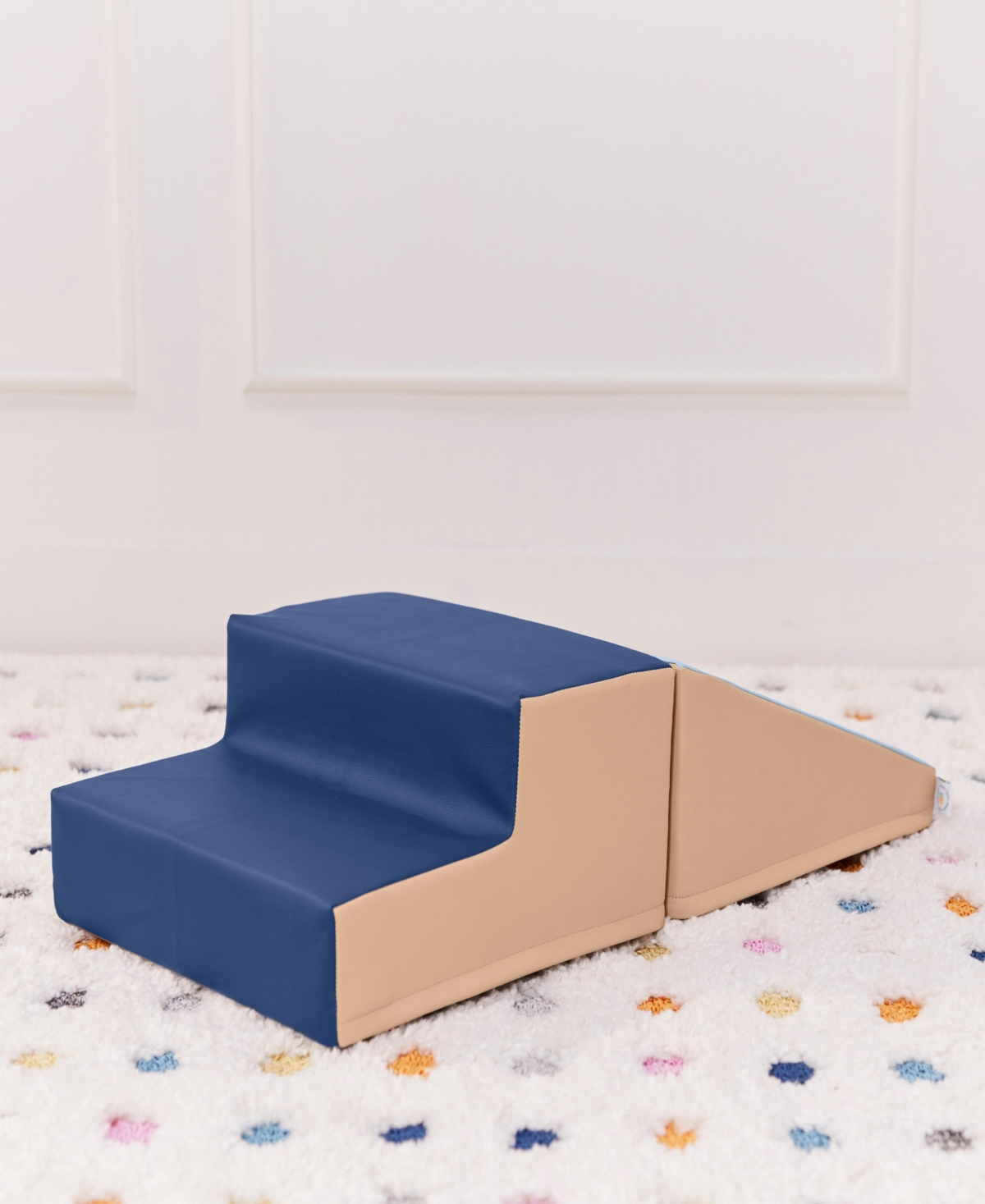 ECR4Kids SoftZone Junior Little Me Climb and Slide, 2-Piece - Earthtone