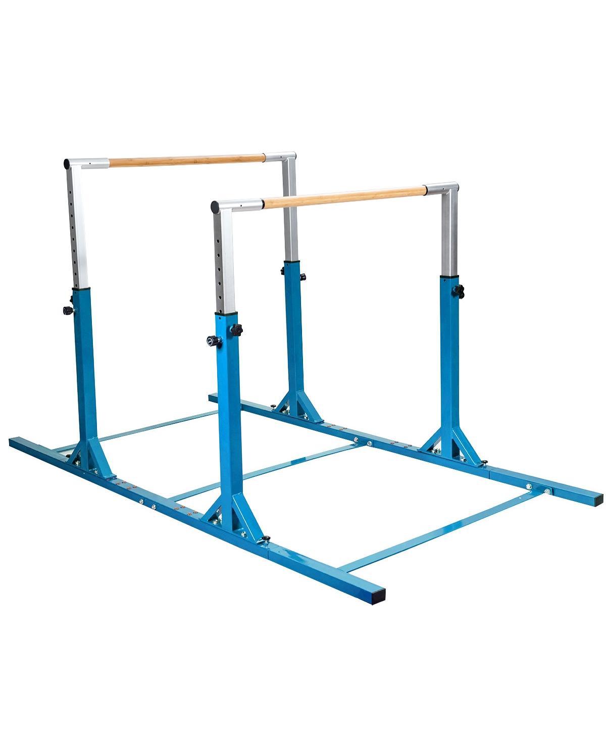 Adjustable Kids Double Horizontal Bars Gymnastic Training Parallel