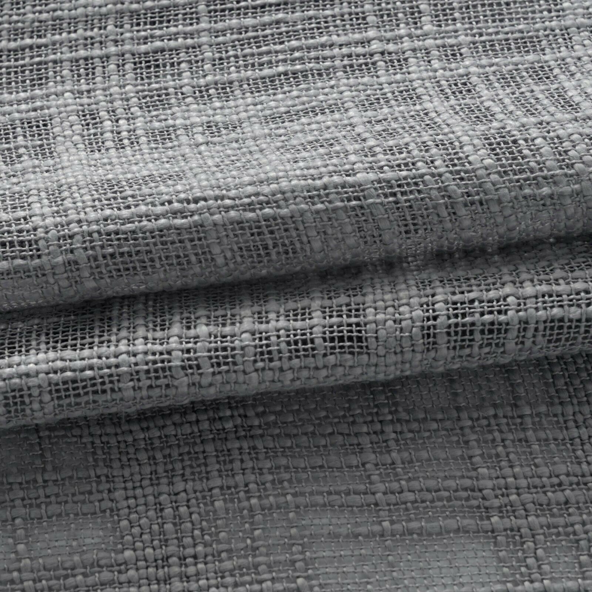 Kate Aurora 2 Piece Heavy Woven Heavy Duty Linen Styled Grommet Top Window Curtain Panels