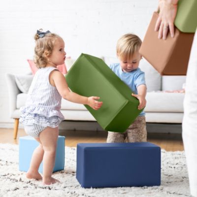 SoftZone Toddler Foam Building Blocks, Contemporary, 7-Piece