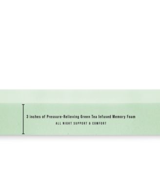 ProSleep CLOSEOUT! 3" Green Tea Infused Memory Foam Mattress Topper, King