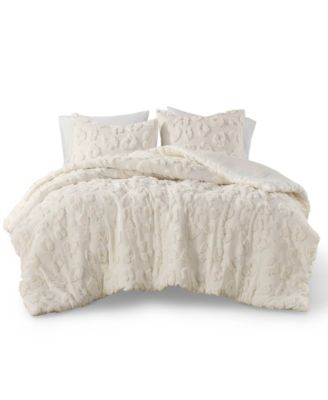 Larissa Chenille 3-Pc. Comforter Set, King/California King
