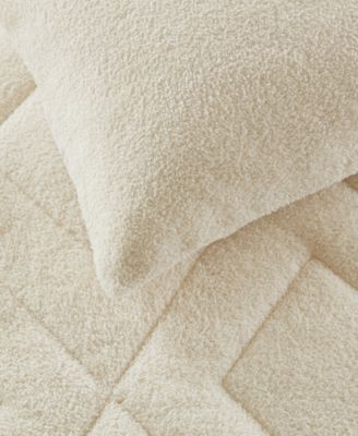 Kyla Double Diamond Quilted Teddy 2-Pc. Comforter Set, Twin/Twin XL