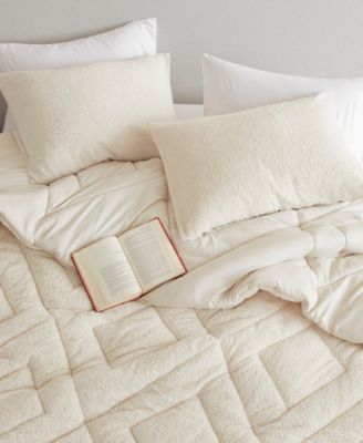 Kyla Double Diamond Quilted Teddy 2-Pc. Comforter Set, Twin/Twin XL