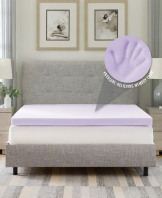 3" Lavender Infused Memory Foam Mattress Topper, California King