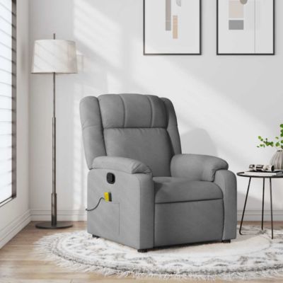  Standard Size  Fabric Upholstery   Massage Function, Reclining Design   Recliner Chair