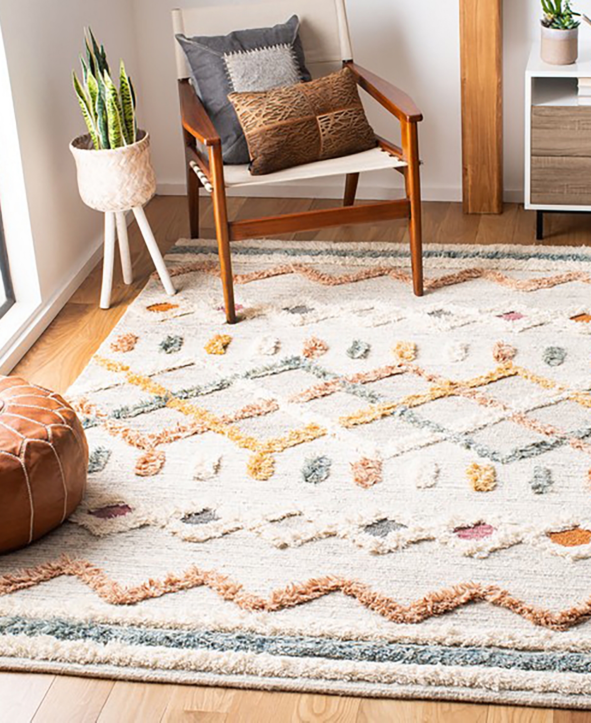 Safavieh Kenya 600 KNY664A 5'x8' Area Rug -Blue