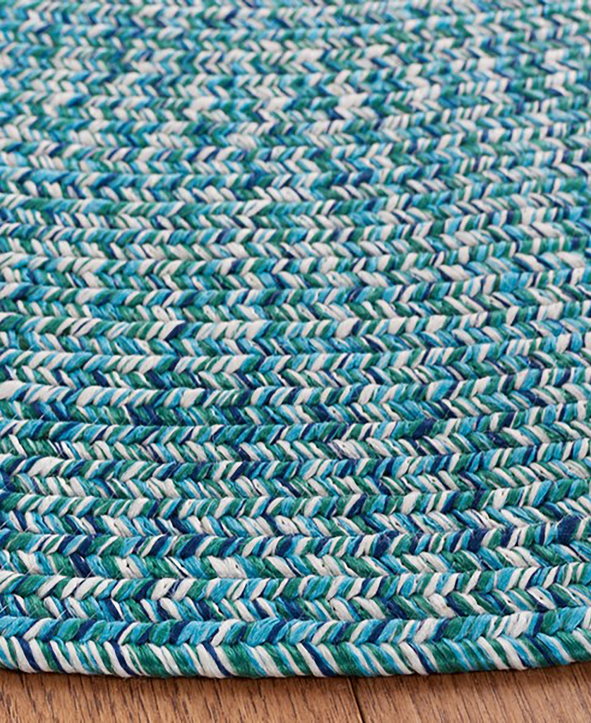 Safavieh Braided BRA201K 9'x12' Oval Area Rug -Green