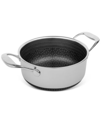 DiamondClad 3-Qt. Hybrid Nonstick Stainless Steel Pot and Lid