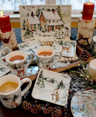 Winter's Frost Medium Rectangular Platter