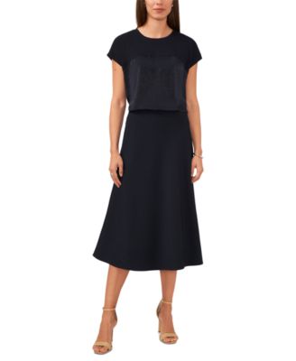 CeCe - Women's Bias-Cut Midi Skirt