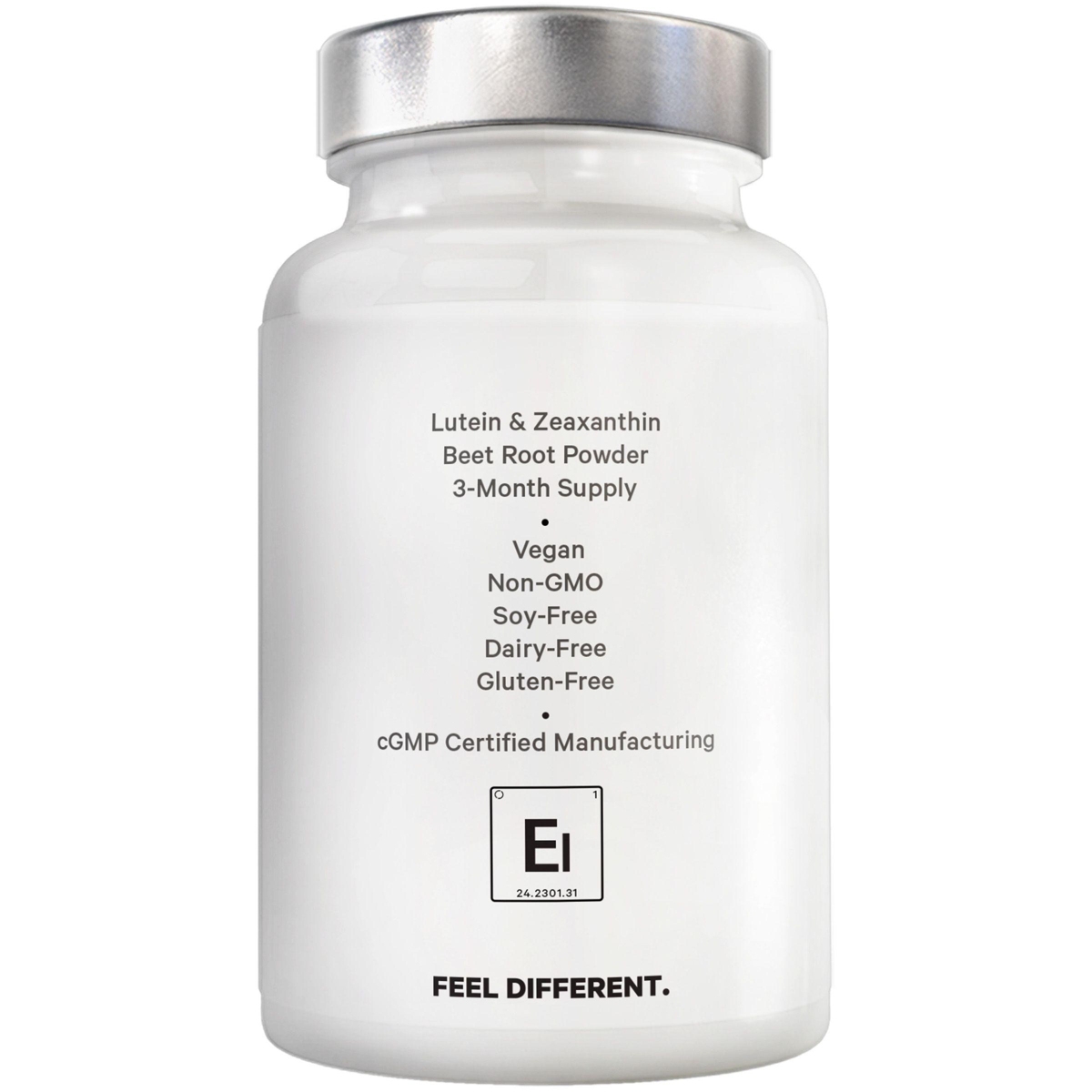 Amen Eyes Lutein Zeaxanthin Supplement - Eyes Vitamins - Lutein and Zeaxanthin from Marigold Extract, Red Beet Root Powder, Black Pepper Fruit Extract
