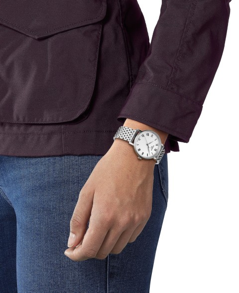 Женские часы Tissot Everytime на стальном браслете 34 мм