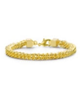 Rachel Glauber 14K Gold Plated Mesh Link Bracelet - Gold