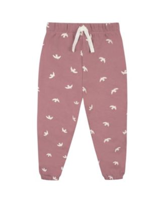 Toddler Girls Birds Sweatshirt & Active Pant Set, 2-Piece