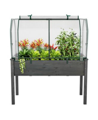 47.5 x 21.5 x 24 Inch Mini Greenhouse with Roll-up Zipper Door