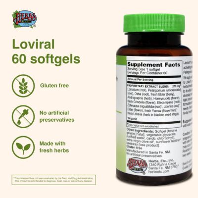 LOVIRAL 60 CT SOFTGELS