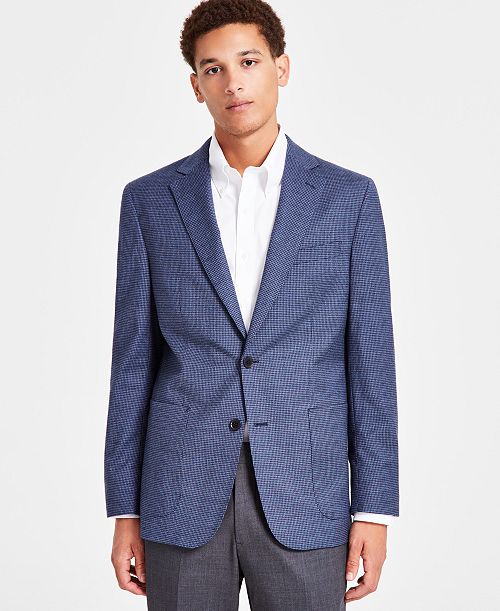 alfani B By Brooks Brothers Men's Classic Fit Wool Blend Sport Coat Men's Fashion & Accessories