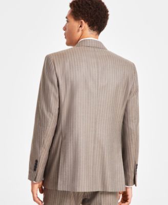 Men's Classic-Fit Wool Blend Double-Breasted Suit Separates Jacket