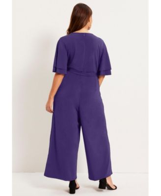 June + Vie Women's June + Vie Wide-Leg Jumpsuit
